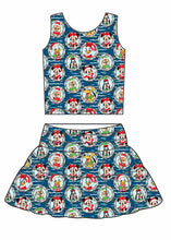 Load image into Gallery viewer, Girls Tank and Skort Set