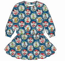 Load image into Gallery viewer, Girls Long Sleeve and Twirl Skirt Set