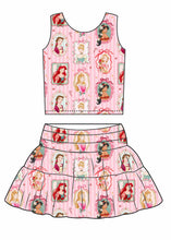 Load image into Gallery viewer, Girls Tank and Skort Set