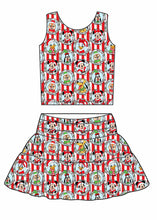 Load image into Gallery viewer, Girls Tank and Skort Set