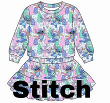 Load image into Gallery viewer, Girls Long Sleeve and Twirl Skirt Set