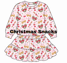 Load image into Gallery viewer, Girls Long Sleeve and Twirl Skirt Set