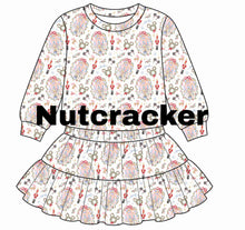 Load image into Gallery viewer, Girls Long Sleeve and Twirl Skirt Set
